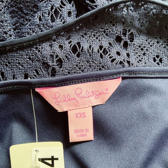 🐈 LILLY PULITZER Breakers Lace Topanga Dress - Picture 4 of 10